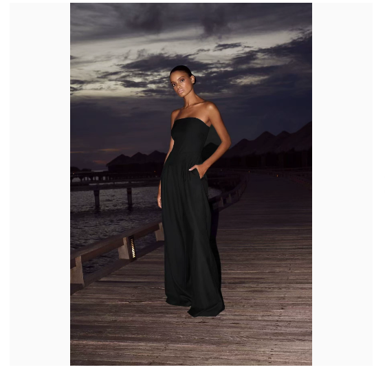 Women's Slim-Fit Casual Jumpsuit