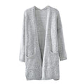 Women's Long Cardigan Sweater with Pockets