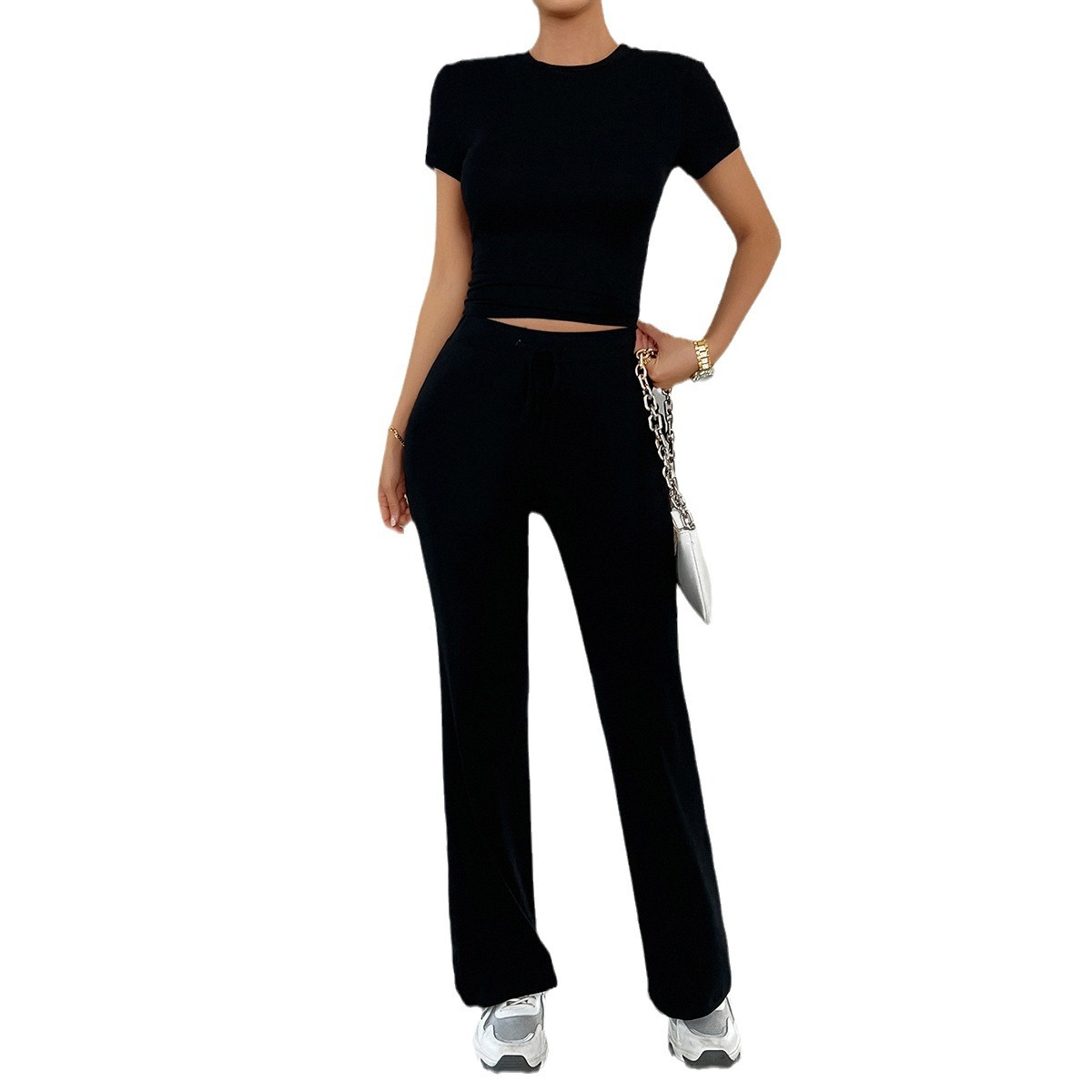 Round Neck Casual Set