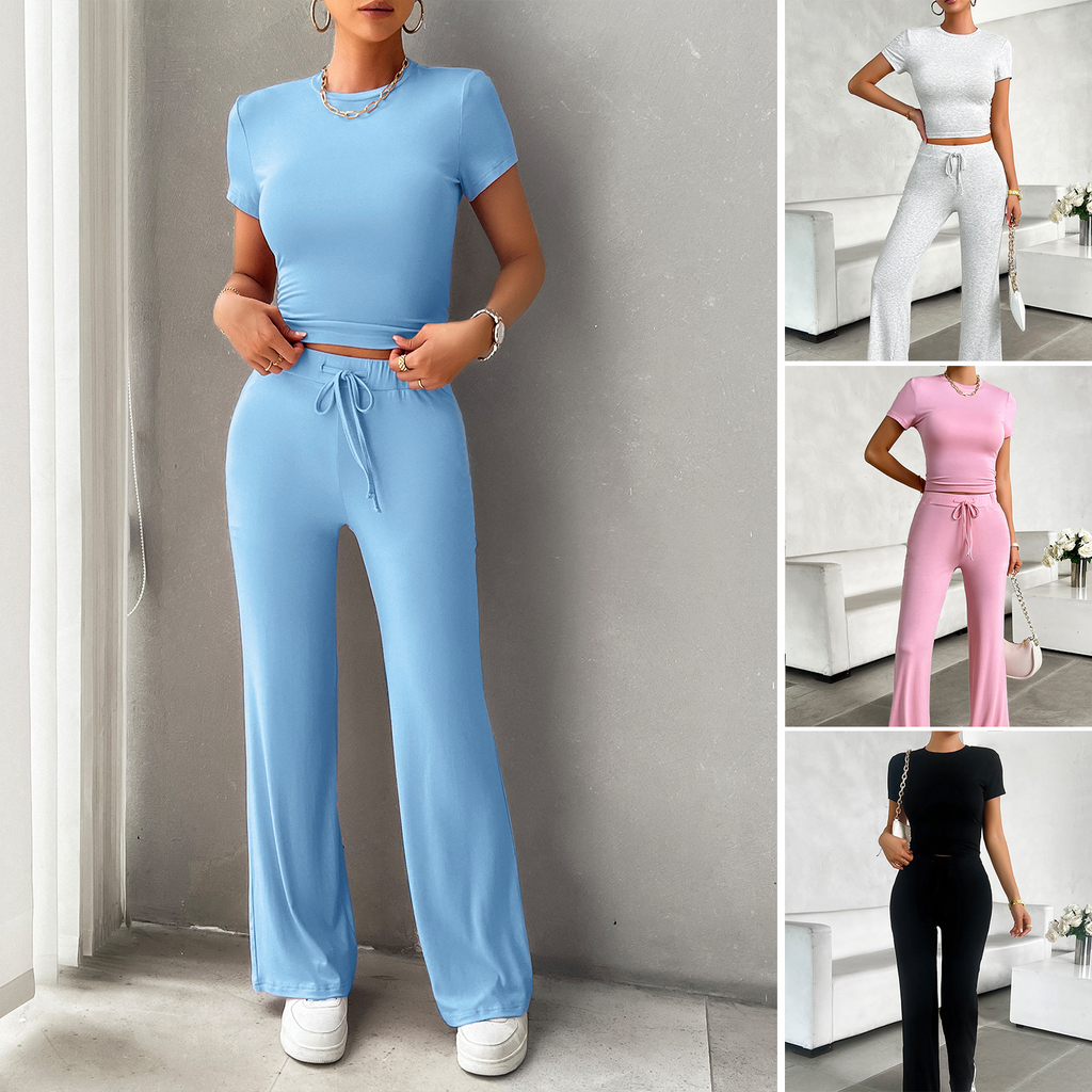 Round Neck Casual Set
