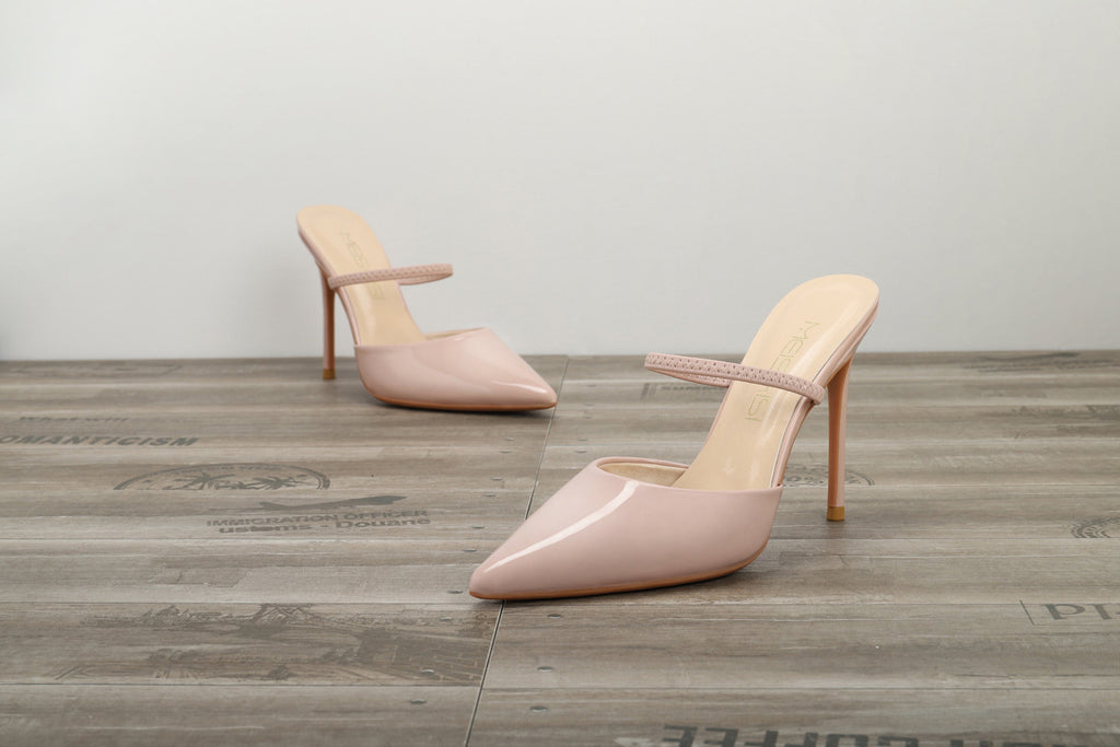 Refreshing Summer Pointed Toe Backless Sandals