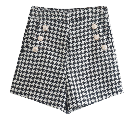 WOLFF Stylish Blazer with Check Pattern (One Piece)